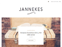 Tablet Screenshot of jannekeswereld.nl